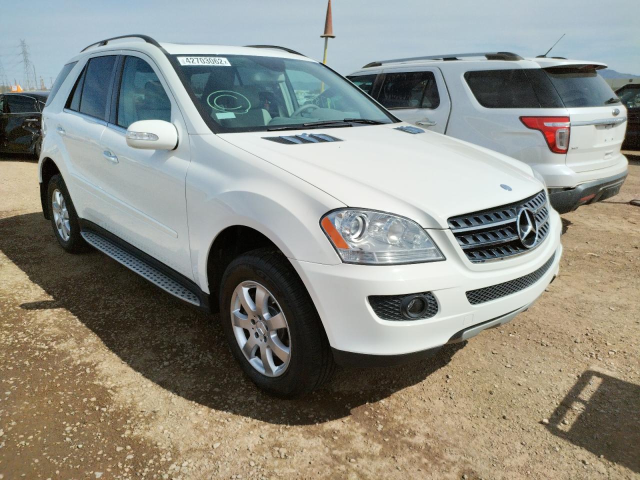 Photo 1 from auction – 2007 MERCEDES-BENZ ML 350 with VIN 4JGBB86E07A169522