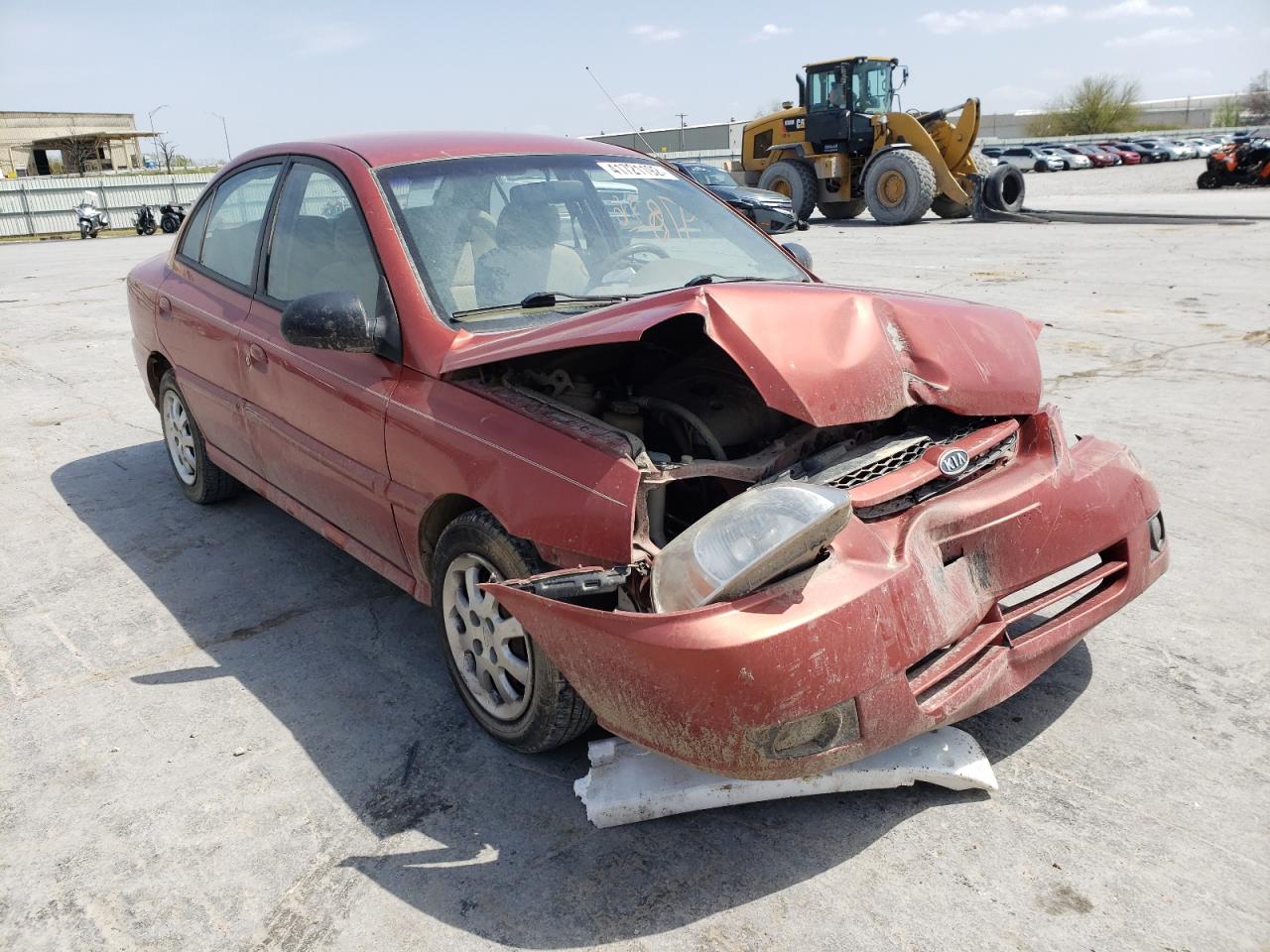 KIA RIO 2003 with VIN KNADC125536223804 - Photo from auction