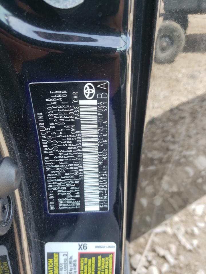 Photo 10 from auction – 2015 TOYOTA COROLLA L with VIN 5YFBURHE8FP350069