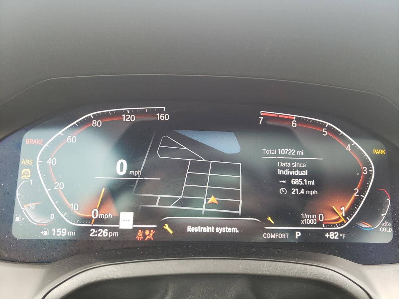 Photo 8 from auction – 2022 BMW 430I with VIN WBA53AP02NCH88424