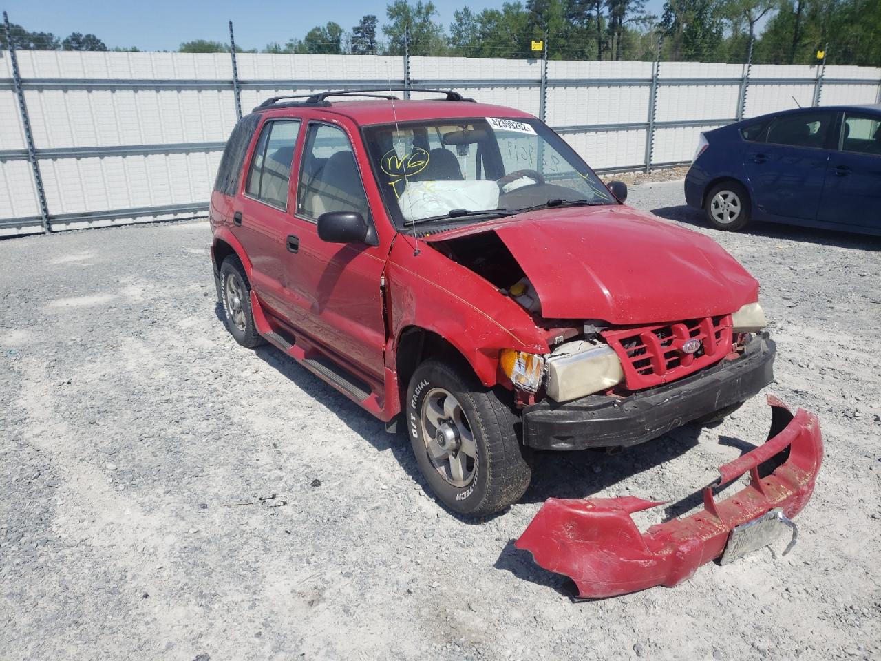 KIA SPORTAGE 2000 with VIN KNDJB7233Y5624212 - Photo from auction