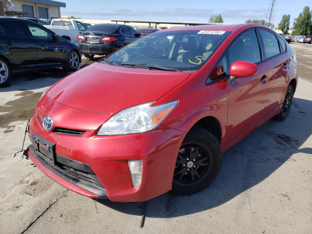 Photo 2 from auction – 2014 TOYOTA PRIUS with VIN JTDKN3DU7E0377103