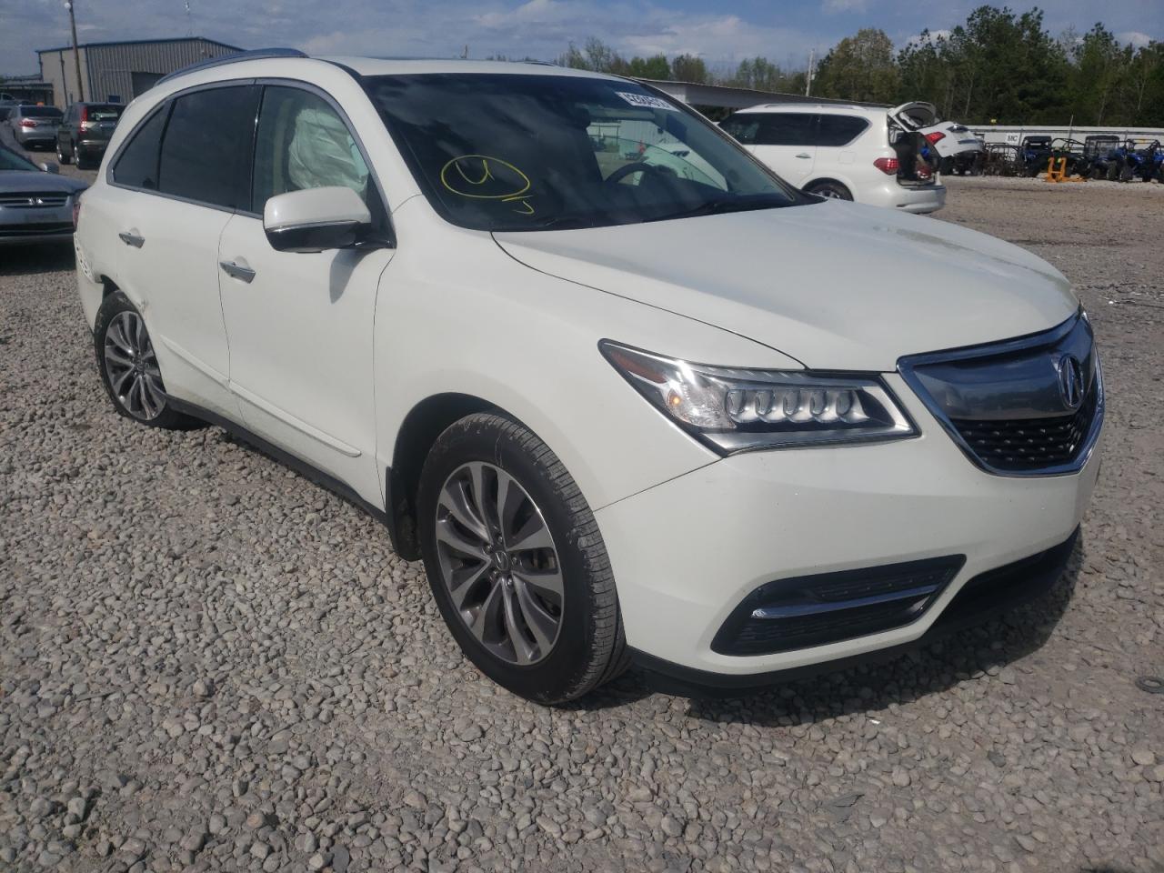 ACURA MDX TECHNO 2015 with VIN 5FRYD3H64FB004546 - Photo from auction