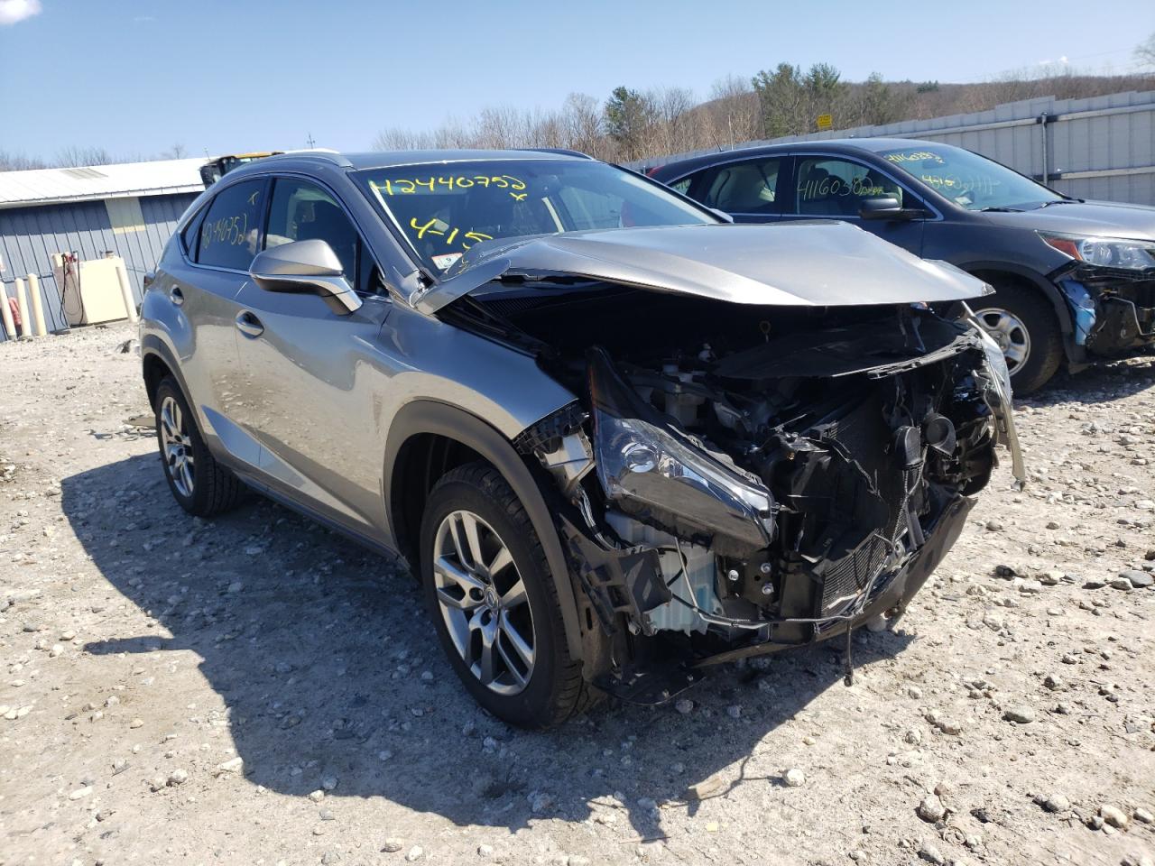 Photo 1 from auction – 2016 LEXUS NX 200T BA with VIN JTJBARBZ0G2083365