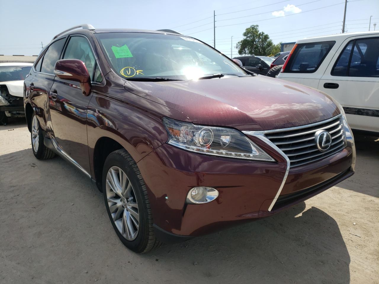 LEXUS RX 350 2014 with VIN 2T2ZK1BA3EC135950 - Photo from auction