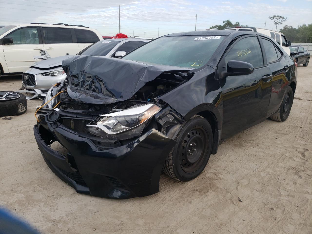 Photo 2 from auction – 2015 TOYOTA COROLLA L with VIN 2T1BURHE1FC282004