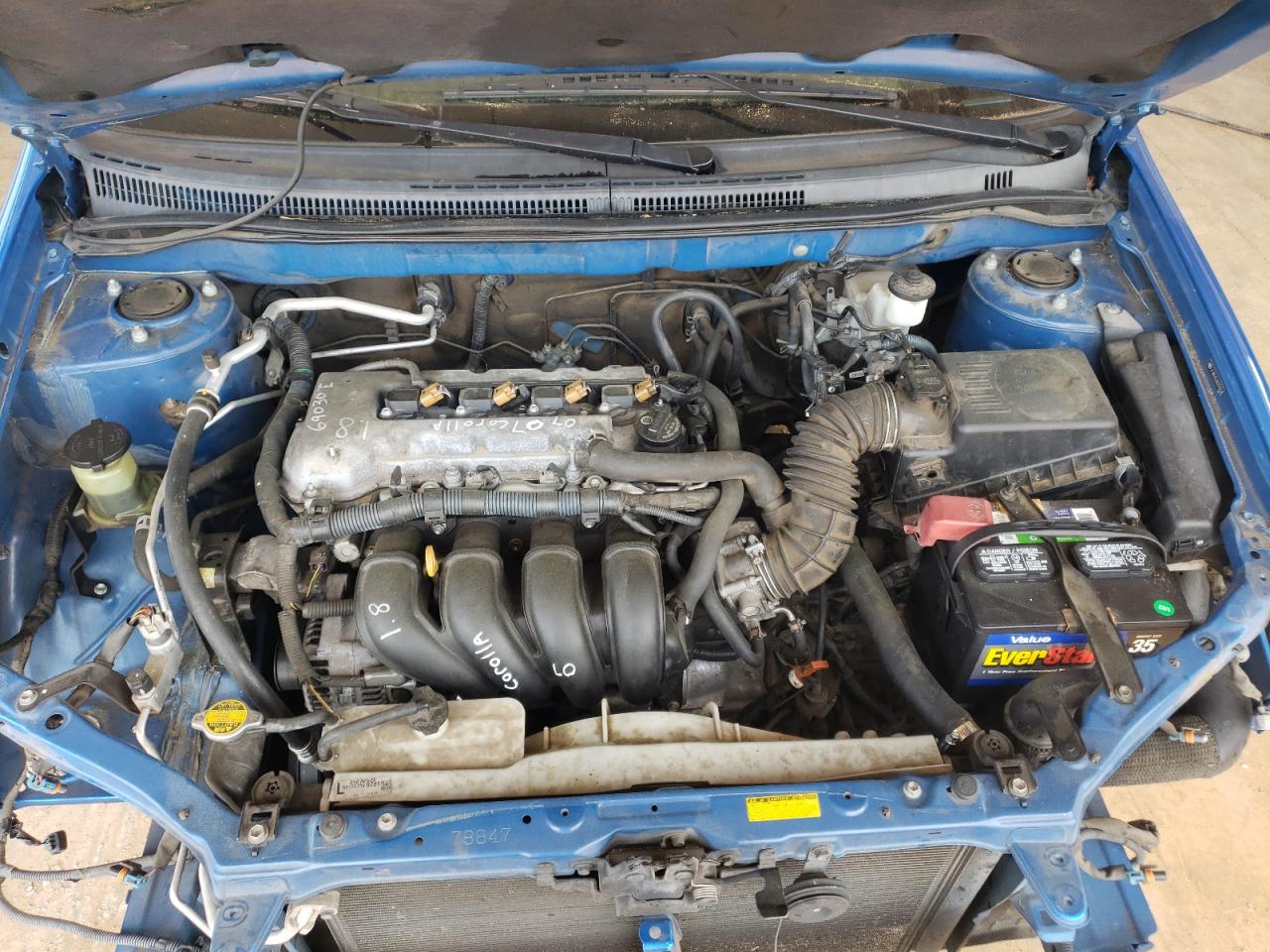 Photo 7 from auction – 2008 TOYOTA COROLLA CE with VIN 2T1BR32E48C878654