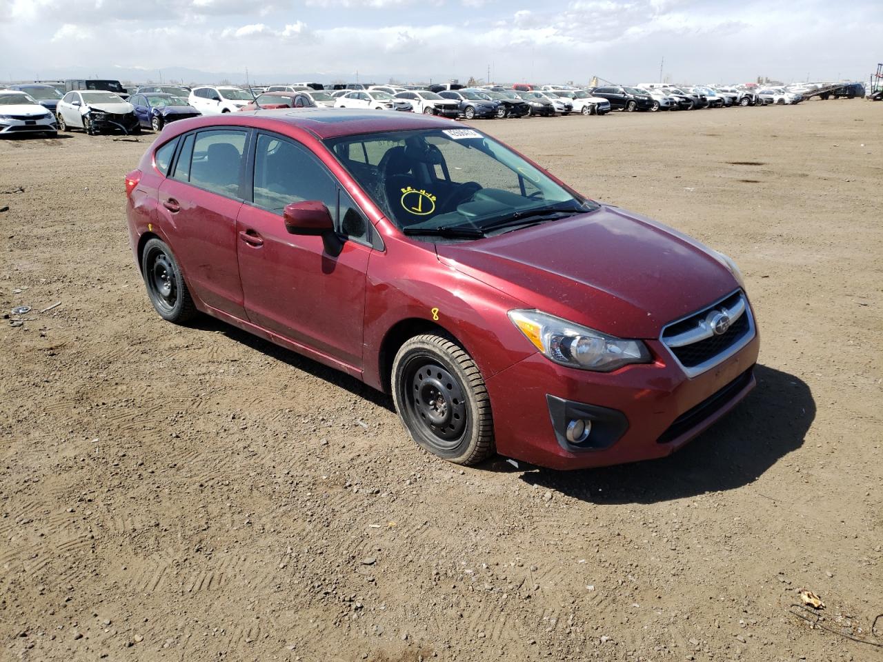 SUBARU IMPREZA PR 2012 with VIN JF1GPAF69CH216209 - Photo from auction