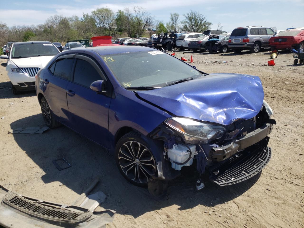 TOYOTA COROLLA L 2016 مع رقم تعريف المركبة 2T1BURHEXGC585462 - صورة من المزاد