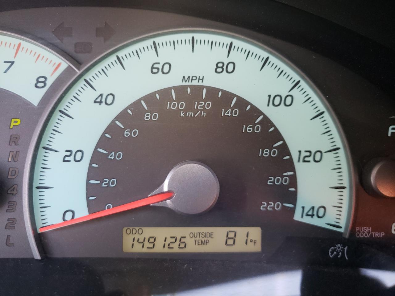 Photo 8 from auction – 2009 TOYOTA CAMRY BASE with VIN 4T1BE46K29U855097