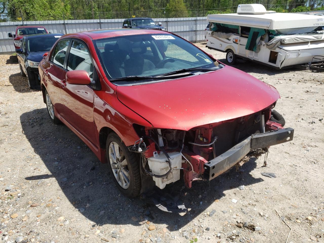 TOYOTA COROLLA BA 2010 with VIN 2T1BU4EE0AC287792 - Photo from auction