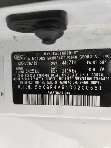 Photo 10 from auction – 2013 KIA OPTIMA SX with VIN 5XXGR4A61DG200551