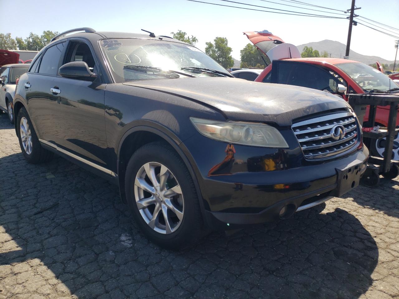 INFINITI FX35 2008 with VIN JNRAS08U58X104797 - Photo from auction