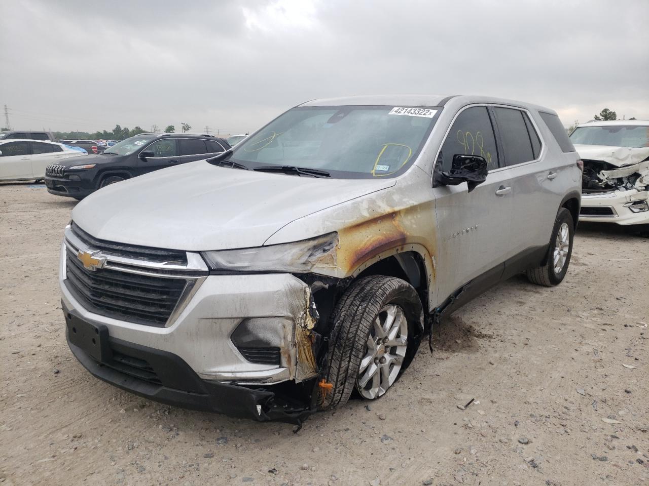 Photo 2 from auction – 2022 CHEVROLET TRAVERSE L with VIN 1GNERFKW7NJ119625