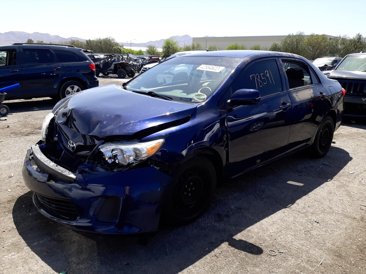 Photo 2 from auction – 2013 TOYOTA COROLLA with VIN 2T1BU4EE2DC091969