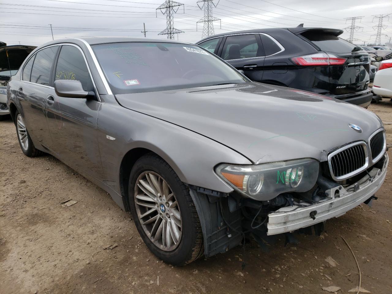 BMW 745 LI 2003 with VIN WBAGN63433DS43216 - Photo from auction