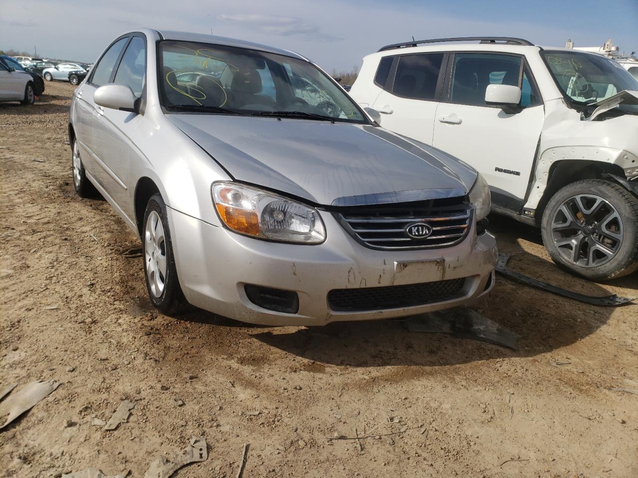 KIA SPECTRA EX 2008 with VIN KNAFE121785524006 - Photo from auction