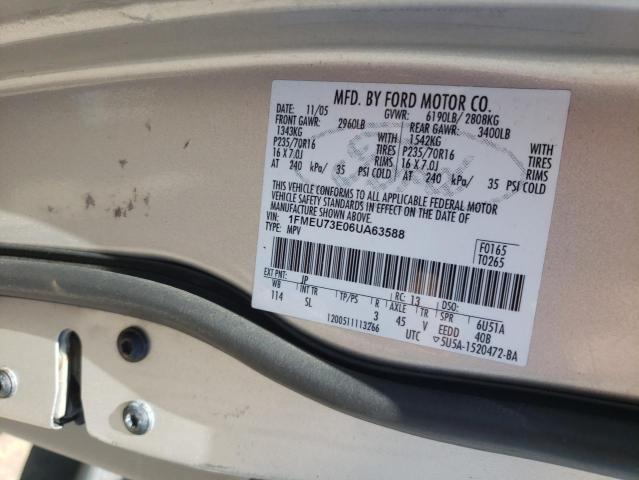 Photo 10 from auction – 2006 FORD EXPLORER X with VIN 1FMEU73E06UA63588