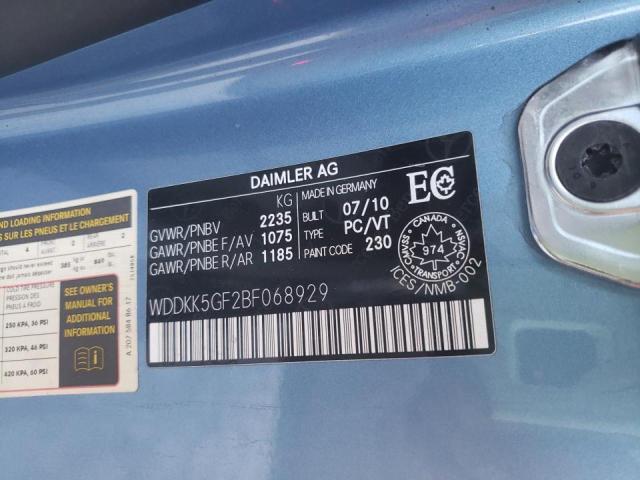Photo 10 from auction – 2011 MERCEDES-BENZ E 350 with VIN WDDKK5GF2BF068929