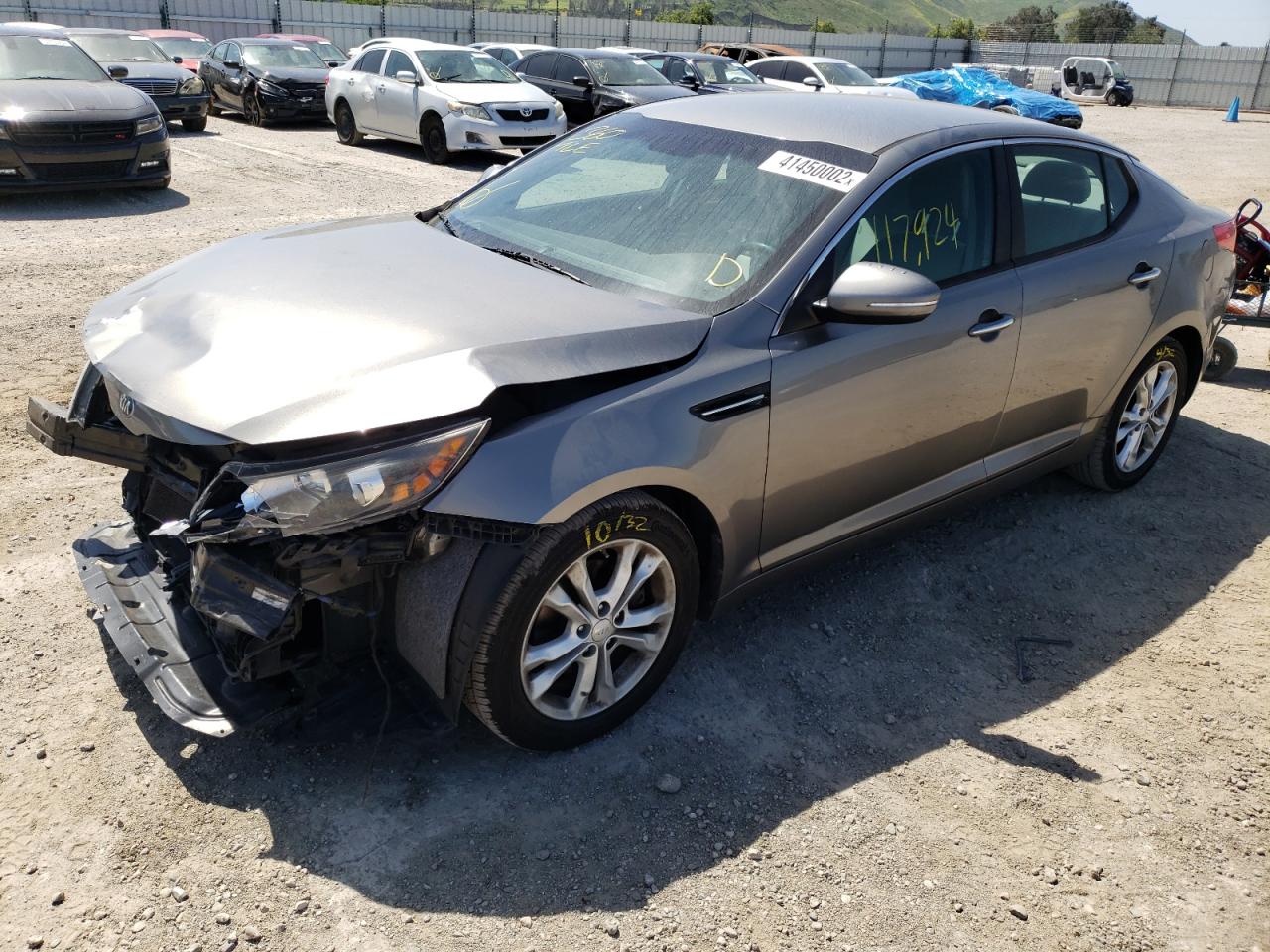 Photo 2 from auction – 2013 KIA OPTIMA LX with VIN 5XXGM4A76DG167800