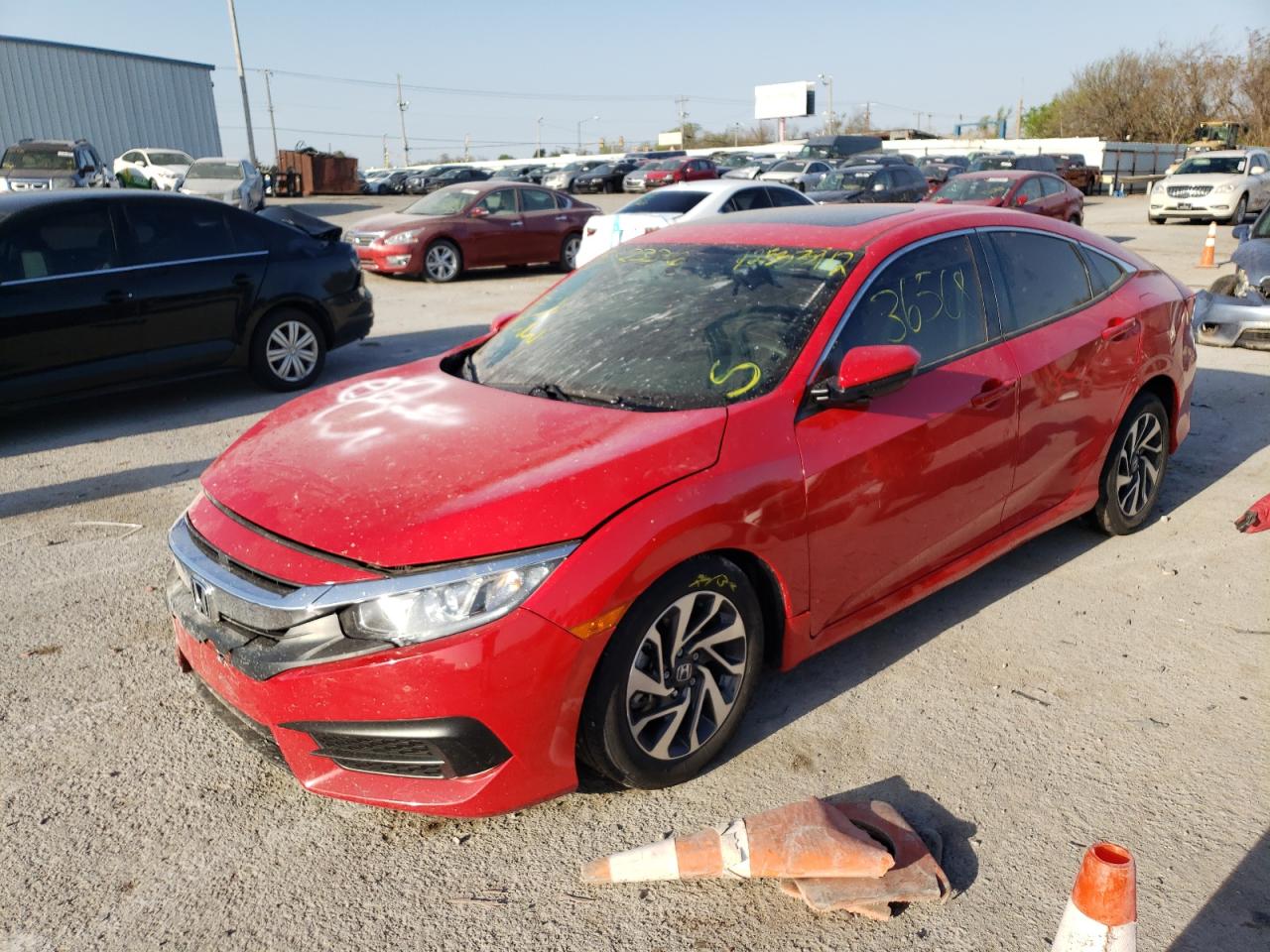 Photo 2 from auction – 2017 HONDA CIVIC EX with VIN 2HGFC2F73HH532336