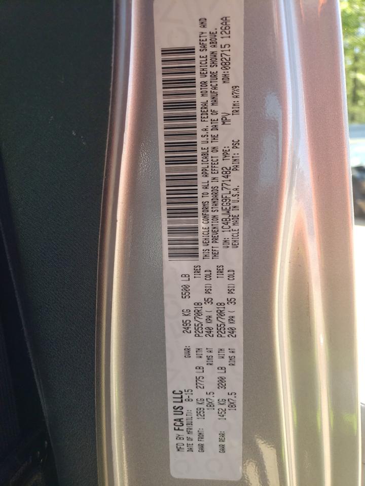 Photo 10 from auction – 2015 JEEP WRANGLER U with VIN 1C4BJWEG9FL771482