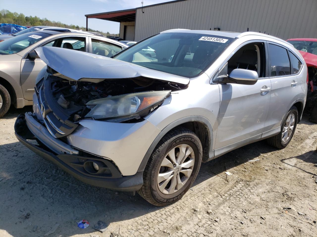 Photo 2 from auction – 2012 HONDA CR-V EXL with VIN 2HKRM4H7XCH604960