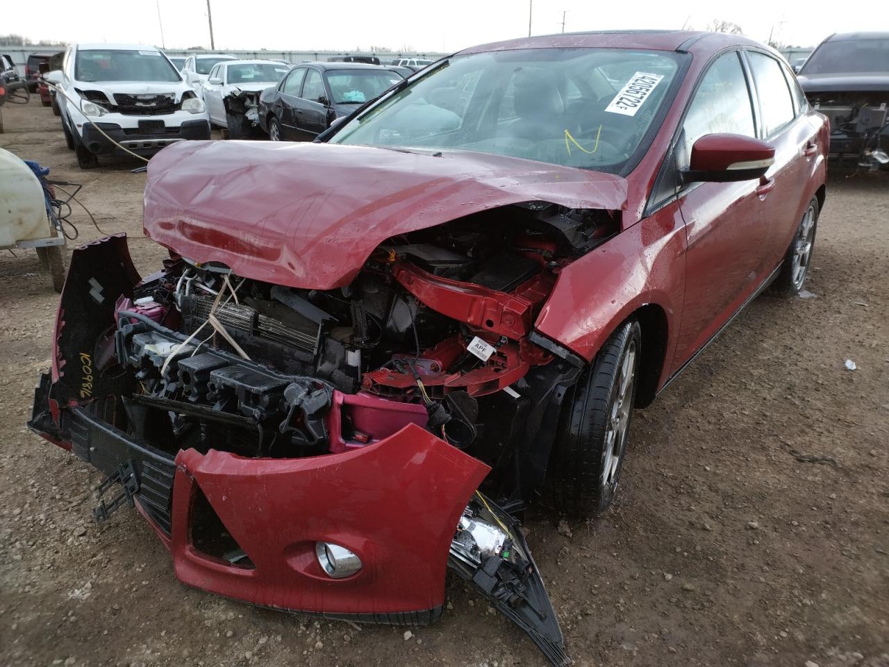 Photo 2 from auction – 2013 FORD FOCUS SE with VIN 1FADP3F24DL129991