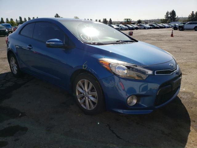 KIA FORTE EX 2014 with VIN KNAFX6A81E5190542 - Photo from auction