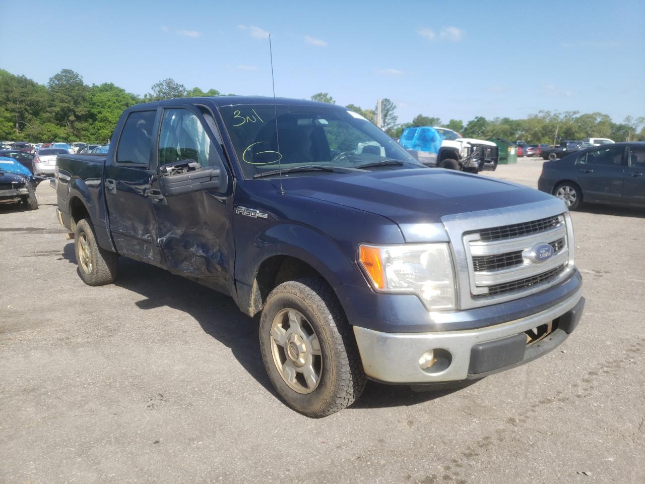 FORD F150 SUPER 2013 with VIN 1FTFW1CF0DFB45928 - Photo from auction