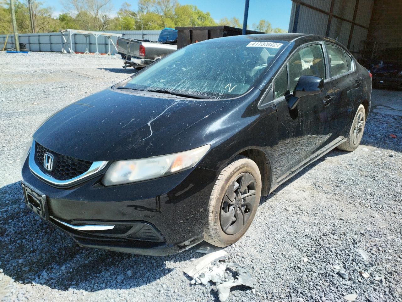 Photo 2 from auction – 2013 HONDA CIVIC LX with VIN 19XFB2F51DE035808