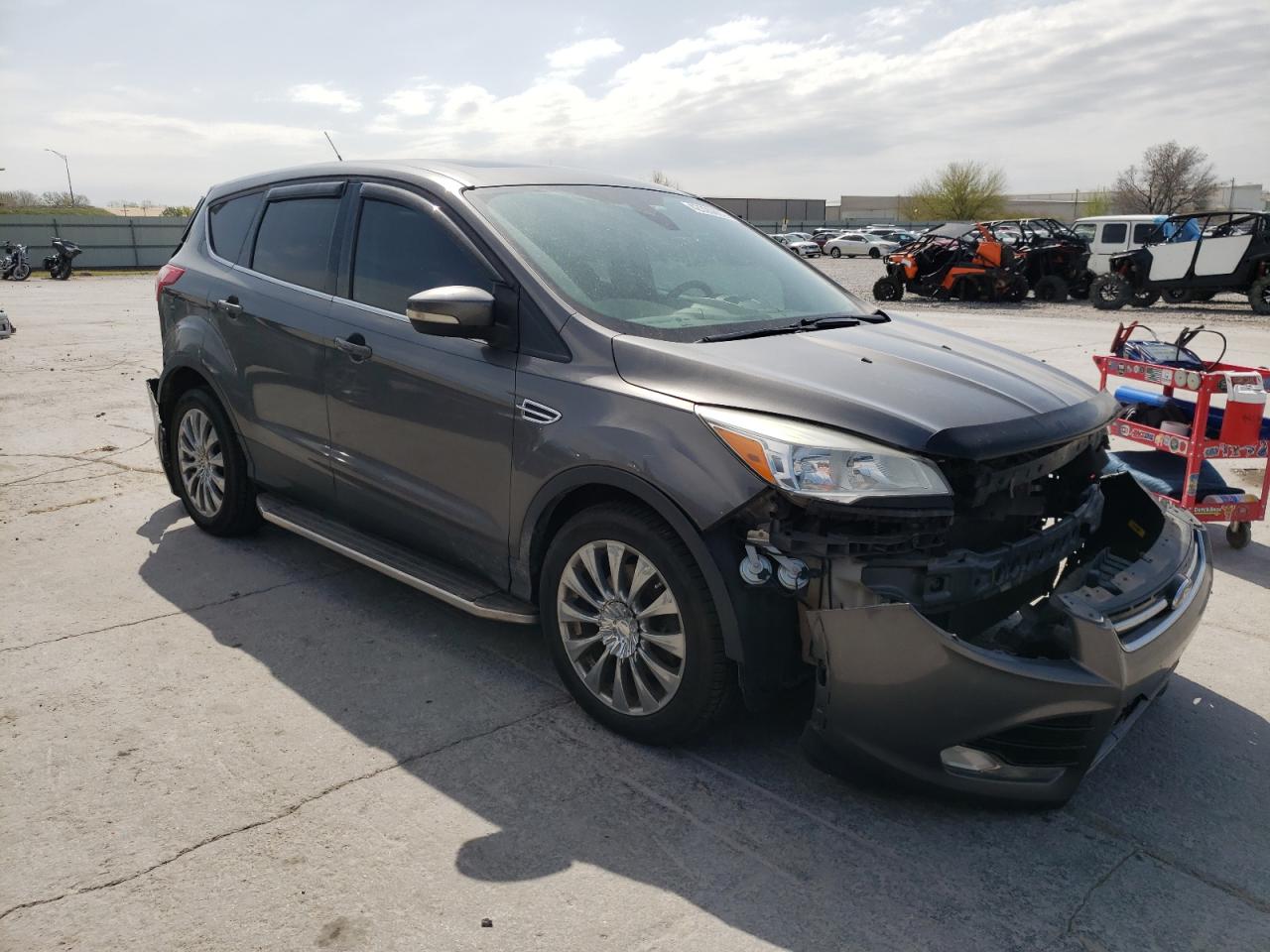FORD ESCAPE SEL 2013 with VIN 1FMCU0H95DUA09713 - Photo from auction