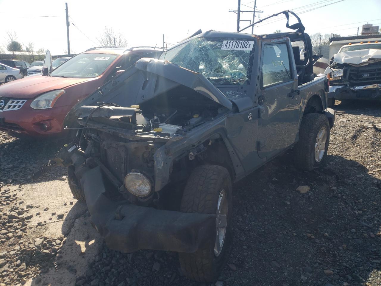 Photo 2 from auction – 2015 JEEP WRANGLER S with VIN 1C4AJWAG8FL538176