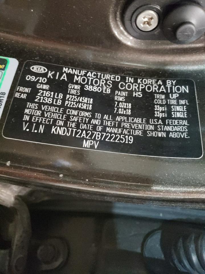 Photo 10 from auction – 2011 KIA SOUL + with VIN KNDJT2A27B7222519