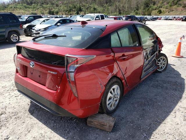 Photo 4 from auction – 2016 TOYOTA PRIUS with VIN JTDKBRFU4G3512807