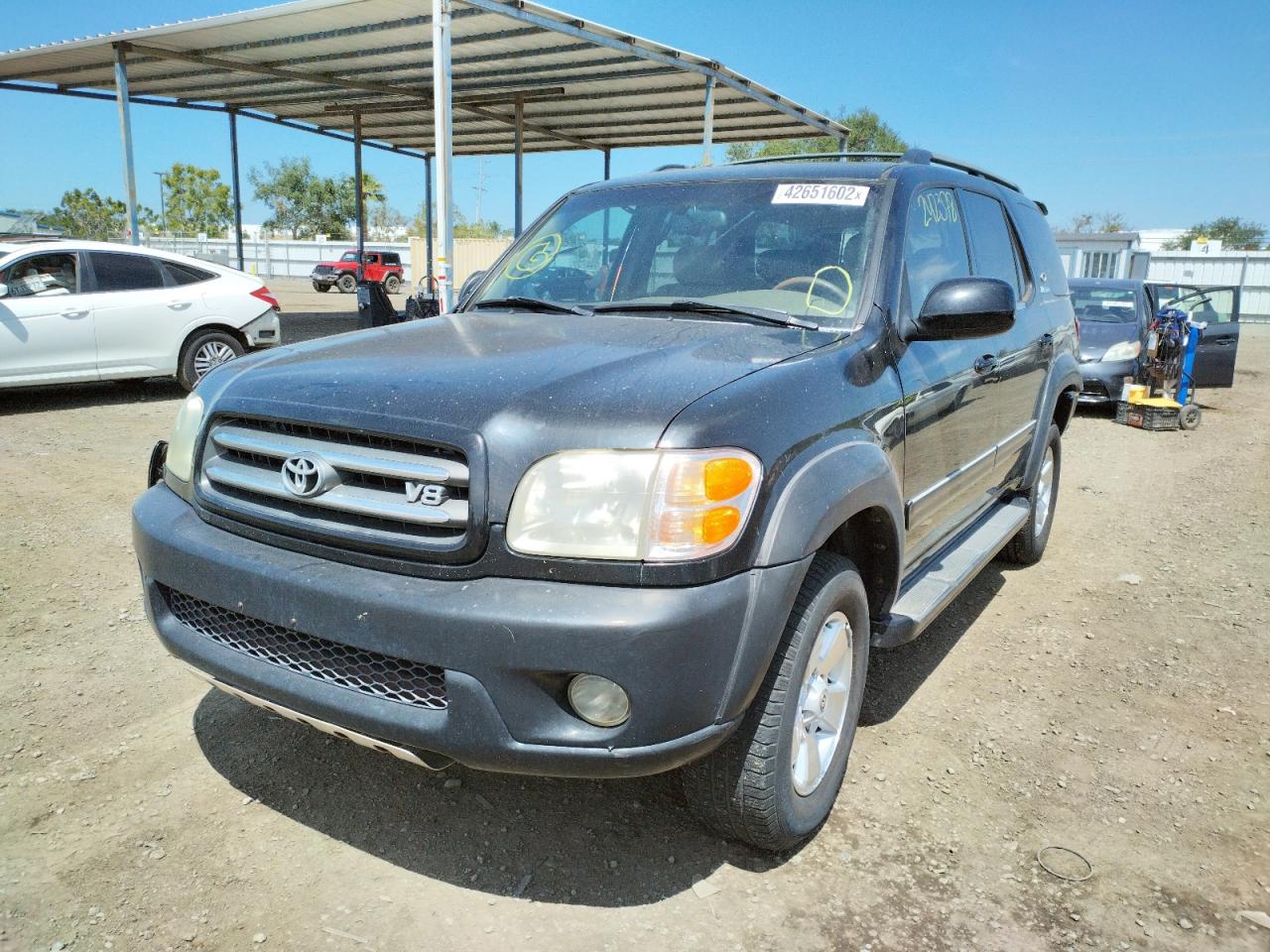 Photo 2 from auction – 2003 TOYOTA SEQUOIA LI with VIN 5TDBT48A03S172549