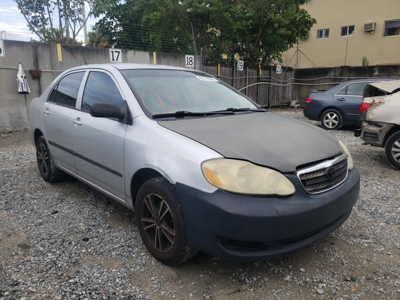 TOYOTA COROLLA CE 2007 with VIN JTDBR32E670103653 - Photo from auction