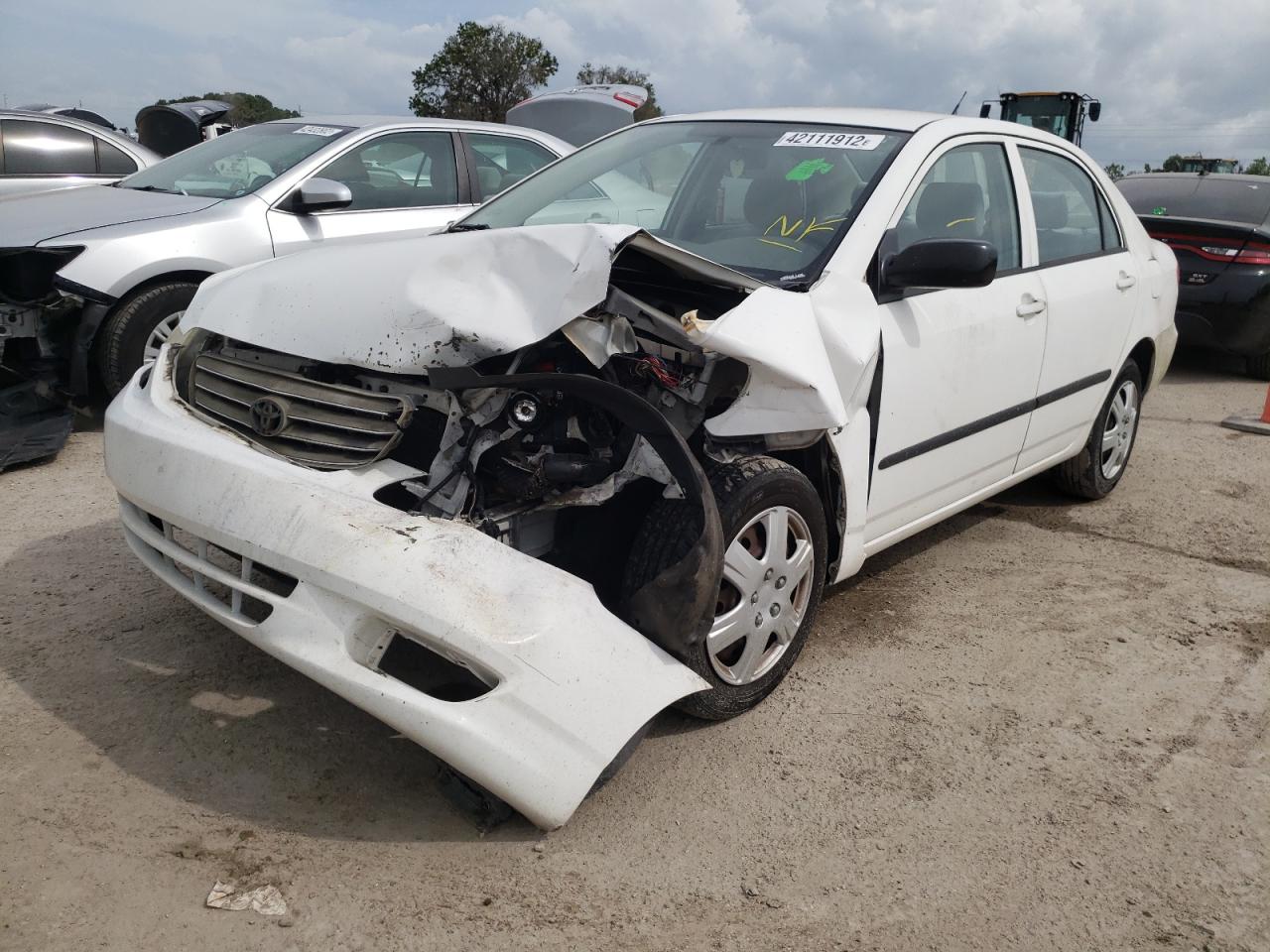 Photo 2 from auction – 2003 TOYOTA COROLLA CE with VIN JTDBR32E732013362