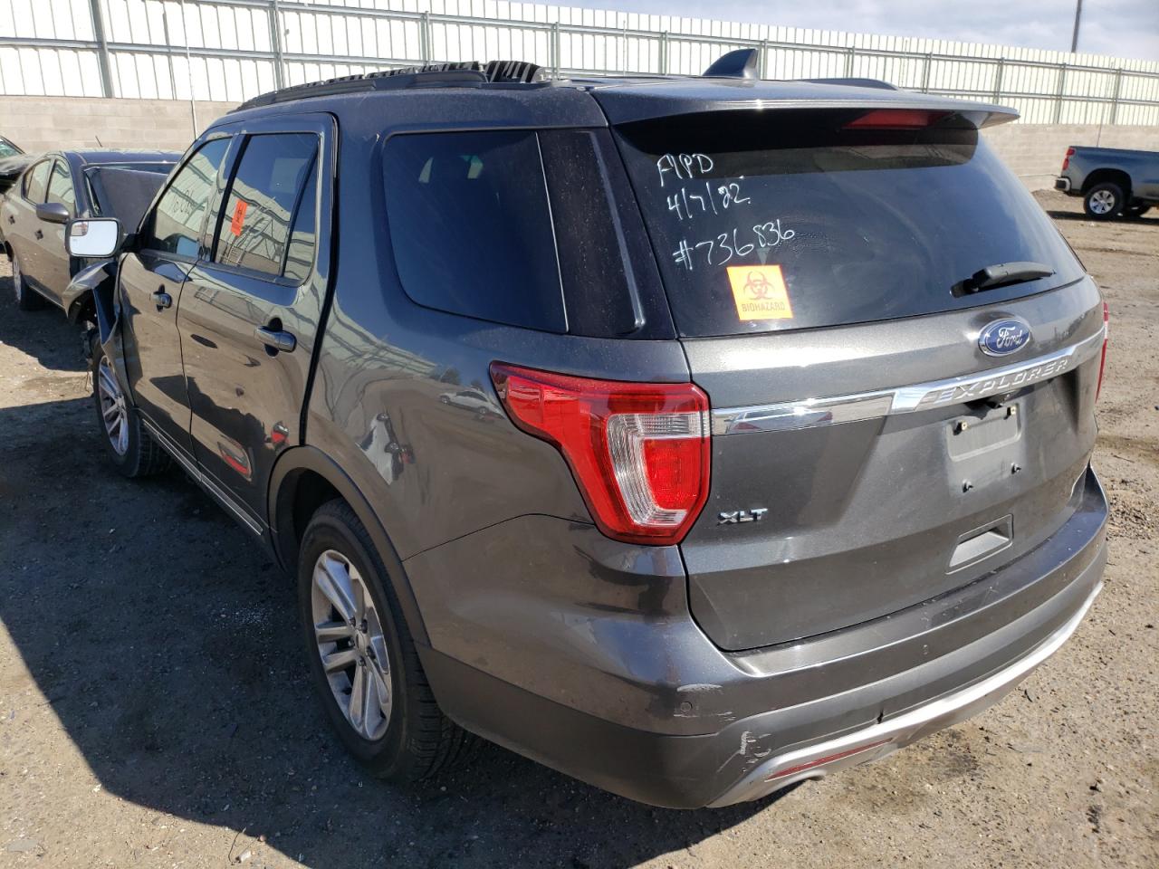 Photo 3 from auction – 2016 FORD EXPLORER X with VIN 1FM5K7D86GGC56259