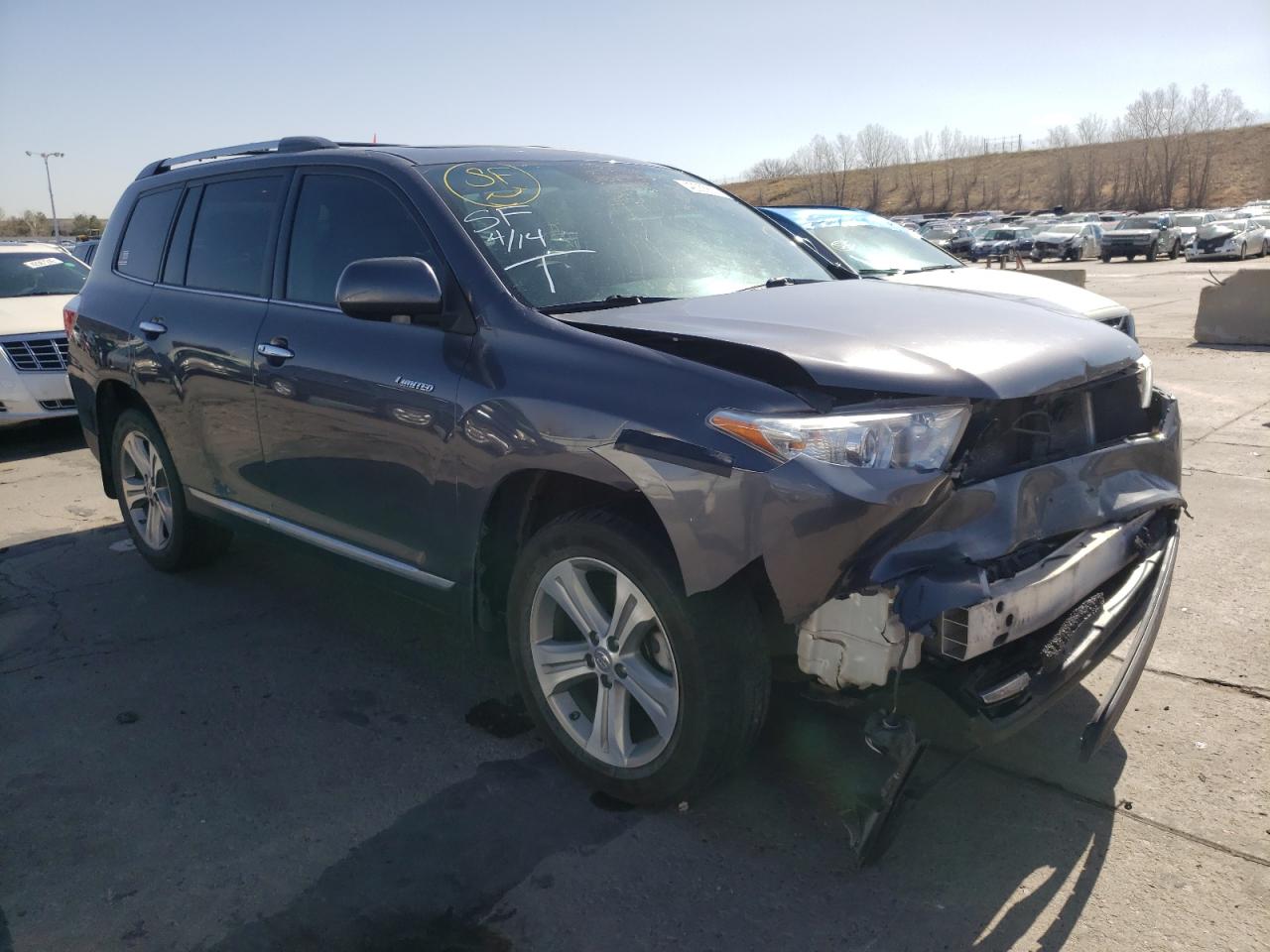 TOYOTA HIGHLANDER 2012 with VIN 5TDDK3EH5CS119966 - Photo from auction