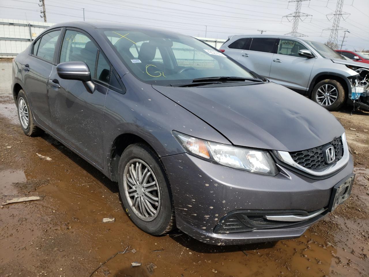 HONDA CIVIC LX 2015 with VIN 19XFB2F57FE117366 - Photo from auction
