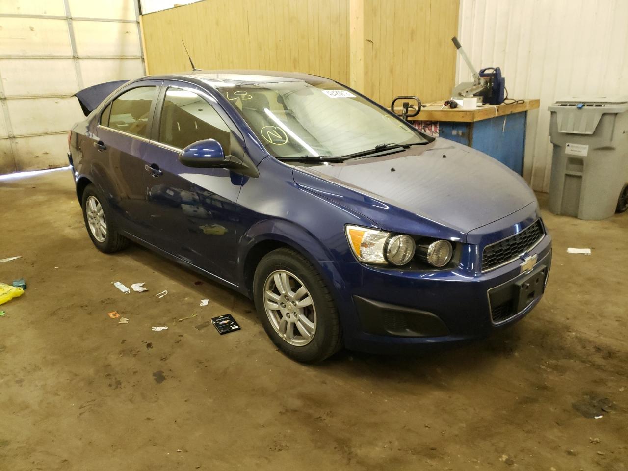 CHEVROLET SONIC LT 2014 with VIN 1G1JC5SH7E4189282 - Photo from auction