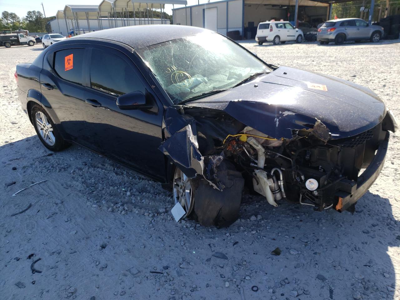 DODGE AVENGER SX 2012 مع رقم تعريف المركبة 1C3CDZCB1CN126026 - صورة من المزاد