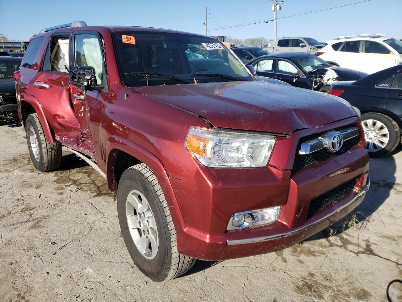 TOYOTA 4RUNNER SR 2011 with VIN JTEBU5JR2B5048267 - Photo from auction