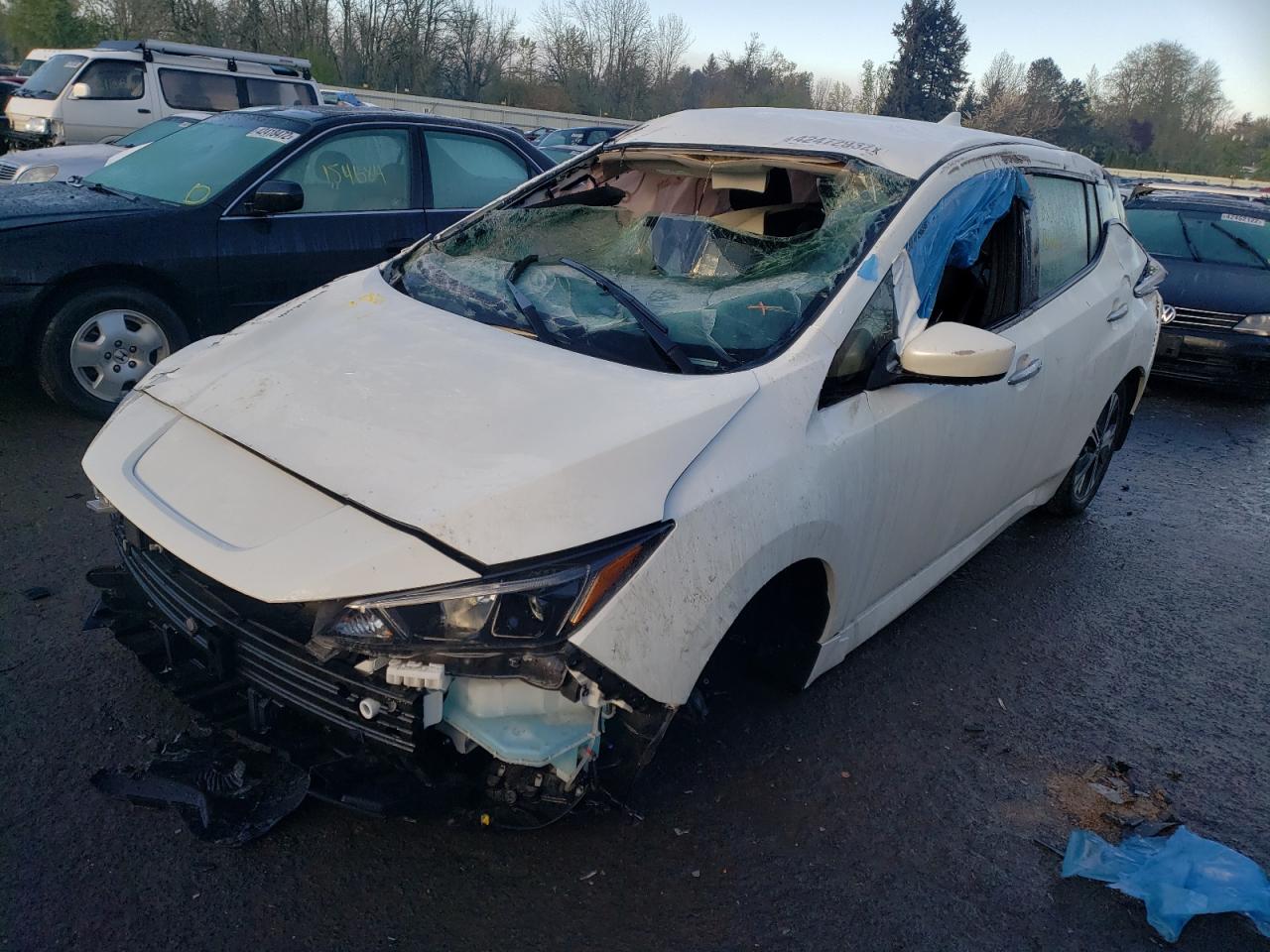 Photo 2 from auction – 2022 NISSAN LEAF SV with VIN 1N4AZ1CV8NC551795
