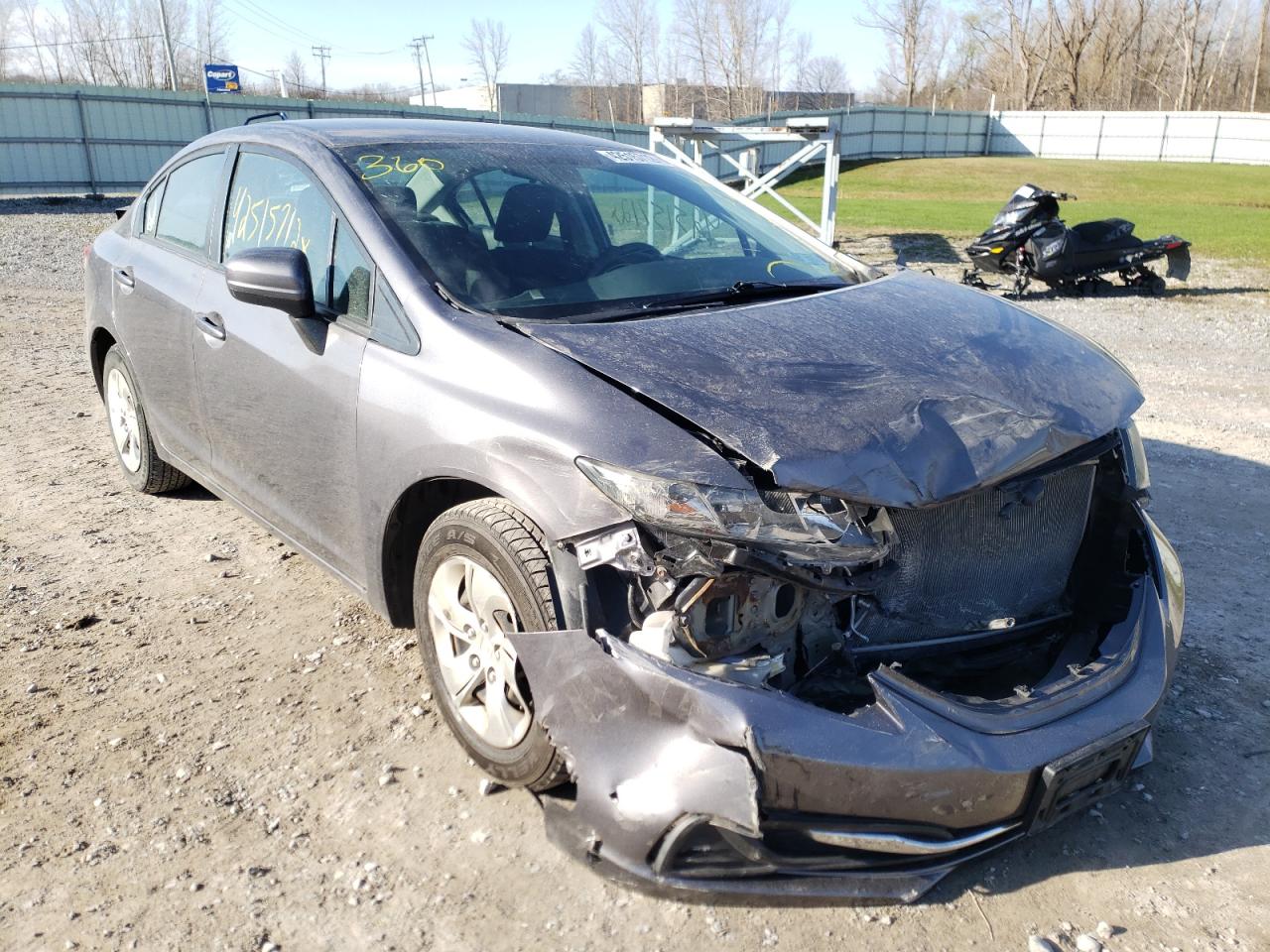 Photo 1 from auction – 2015 HONDA CIVIC LX with VIN 19XFB2F51FE215034