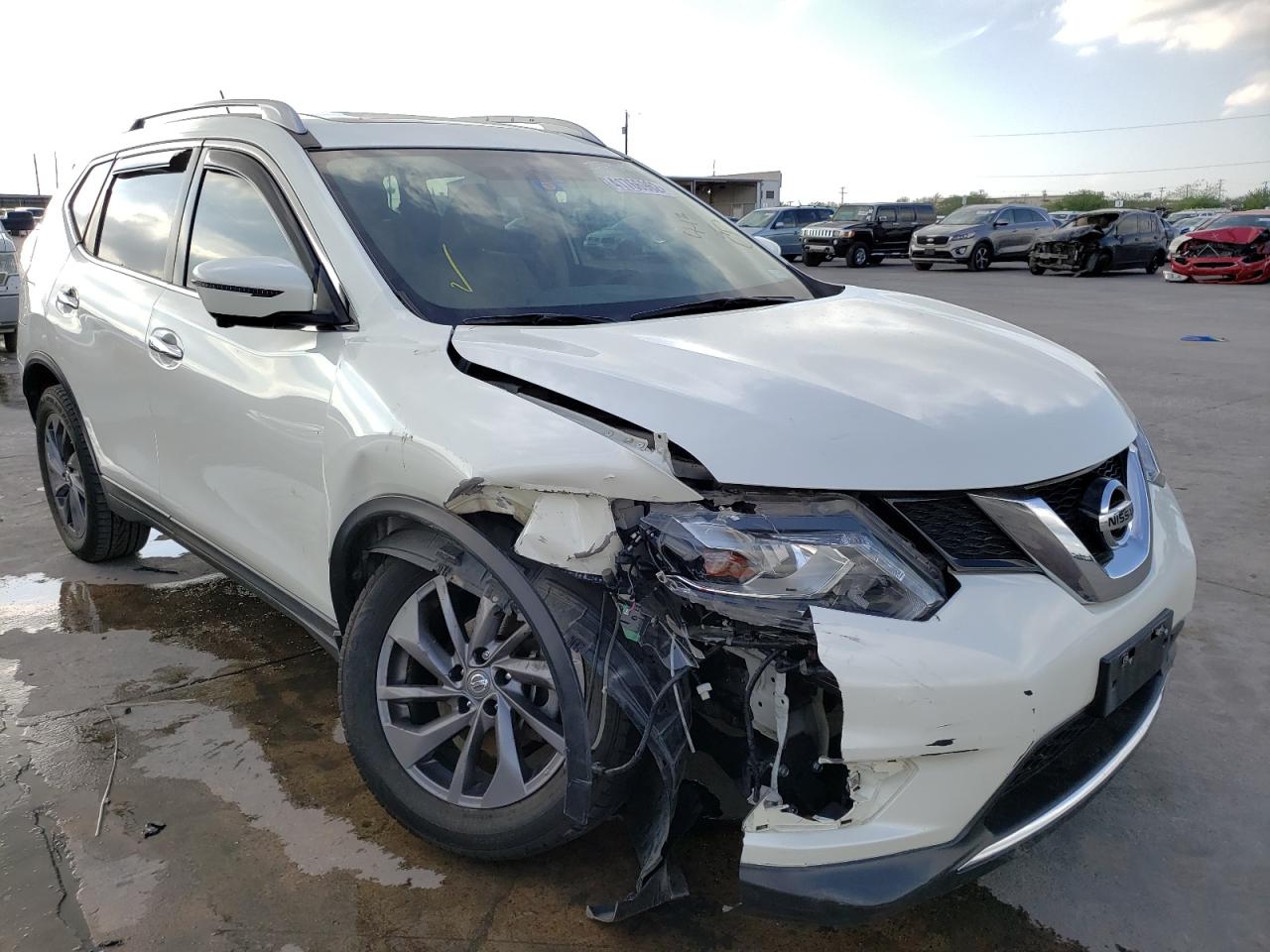 NISSAN ROGUE S 2016 with VIN 5N1AT2MT0GC859833 - Photo from auction