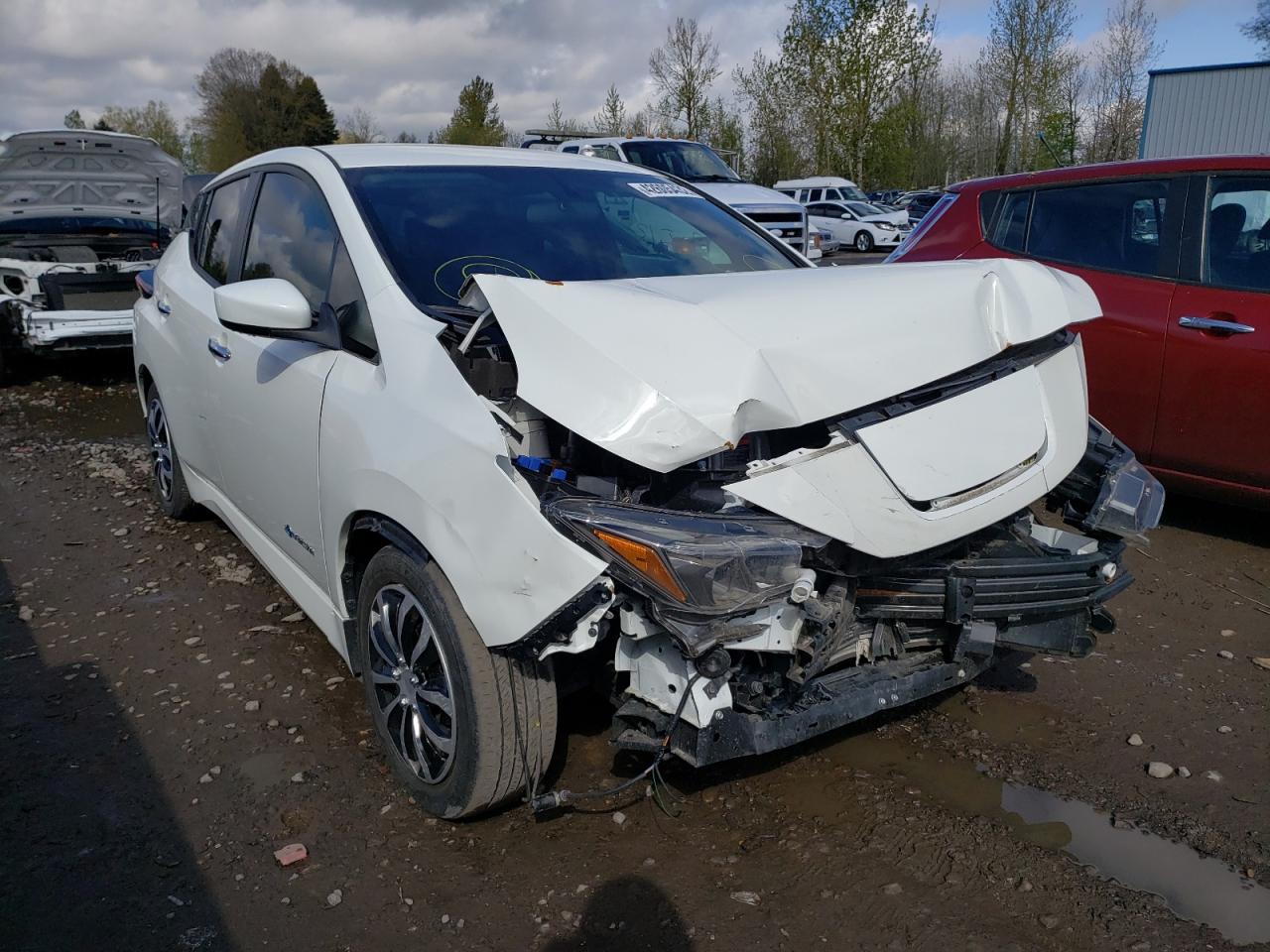 NISSAN LEAF S 2018 with VIN 1N4AZ1CP9JC310873 - Photo from auction