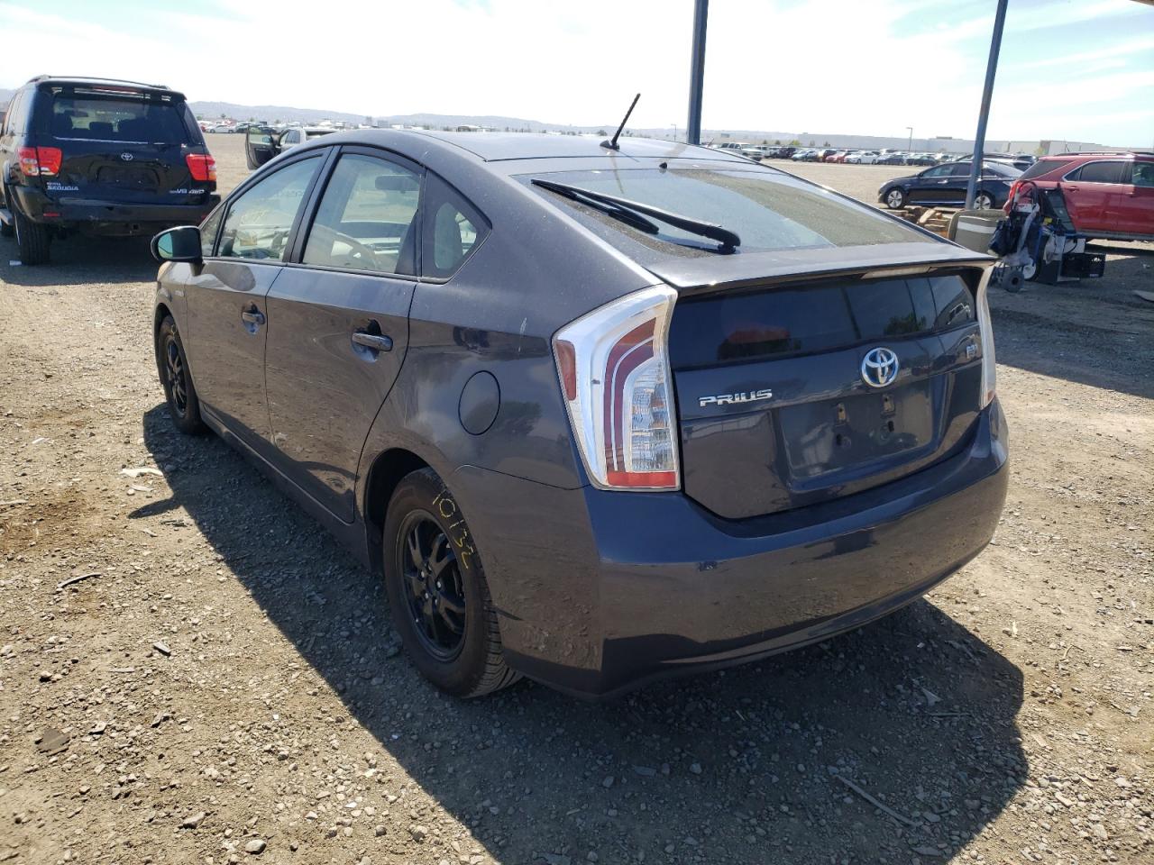 Photo 3 from auction – 2013 TOYOTA PRIUS with VIN JTDKN3DU7D5590666
