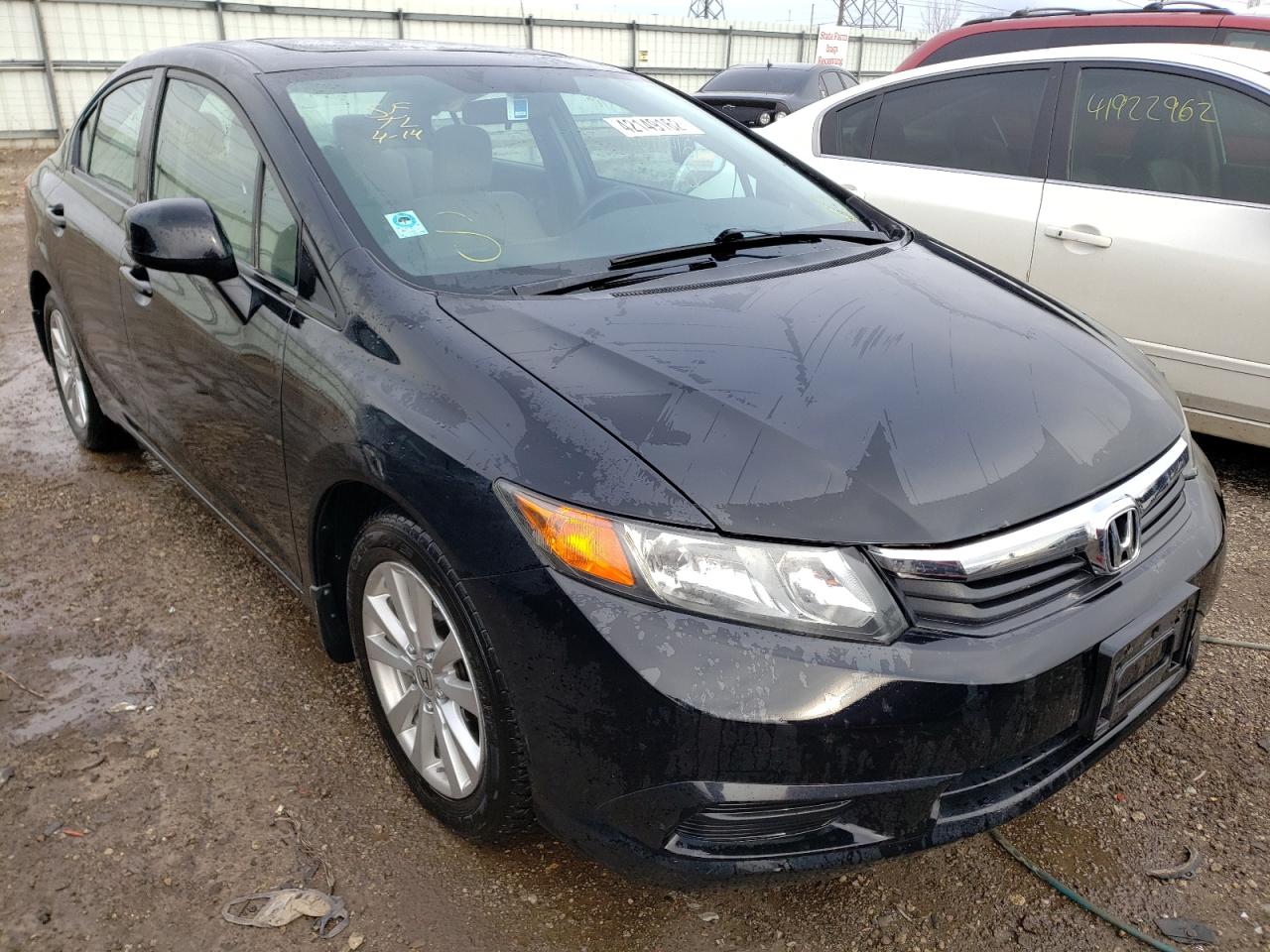 HONDA CIVIC EX 2012 with VIN 19XFB2F83CE032630 - Photo from auction